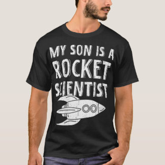 Camiseta Mujeres Mi Hijo Es Un Cohete Científico Aerospa