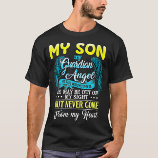 Camiseta Mujeres Mi Hijo Mi Ángel Guardián Puede Que Esté F