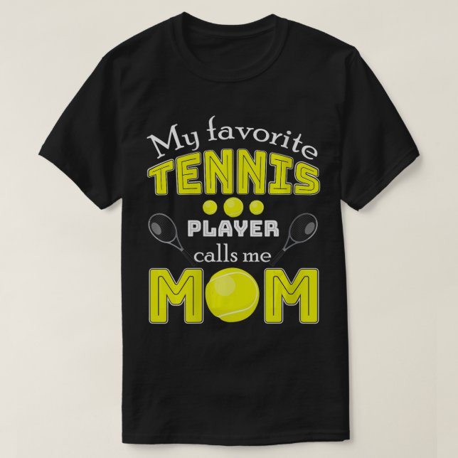 Camiseta Mujeres Mi jugador de tenis favorito me llama rega (Diseño del anverso)