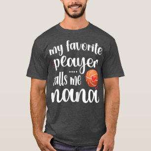 Camiseta Mujeres mi jugador favorito de baloncesto me llama