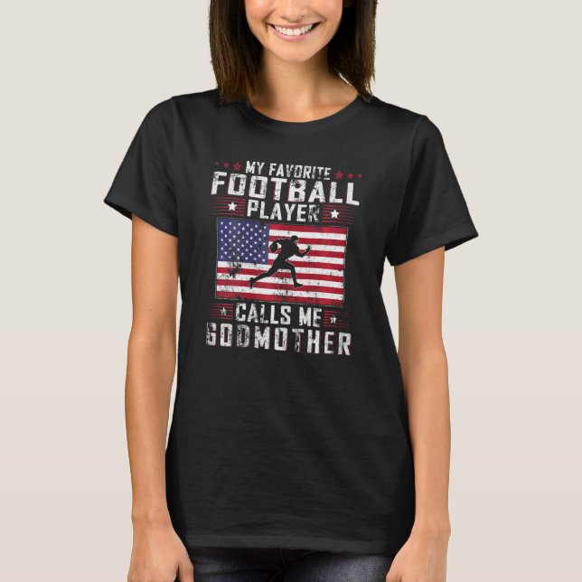 Camiseta Mujeres mi jugador favorito de fútbol me llama God (Anverso)