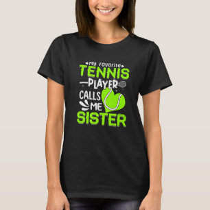 Camiseta Mujeres mi jugador favorito de tenis me llama herm
