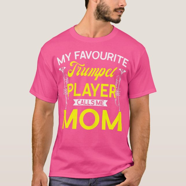Camiseta Mujeres Mi jugador favorito de Trumpet me llama Ma (Anverso)