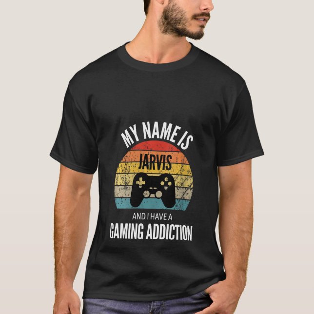 Camiseta Mujeres Mi Nombre Es Jarvis Y Tengo Un Aditivo Par (Anverso)