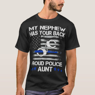 Camiseta Mujeres Mi Sobrino Tiene Tu Espalda Orgullosa Poli