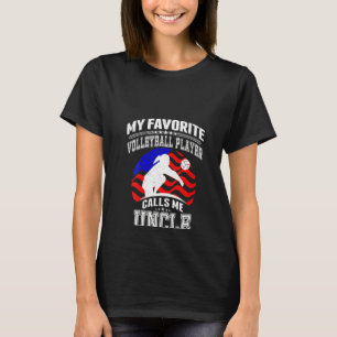Camiseta Mujeres Mi Voleybolista Favorito Me Llama Uncl