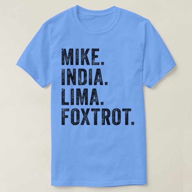 Camiseta Mujeres Mike India Lima Fotrot Tee Milf Madera (Diseño del anverso)