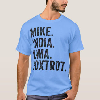 Camiseta Mujeres Mike India Lima Fotrot Tee Milf Madera