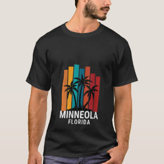 Camiseta Mujeres Minneola Florida Palma Retro Vacaciones M