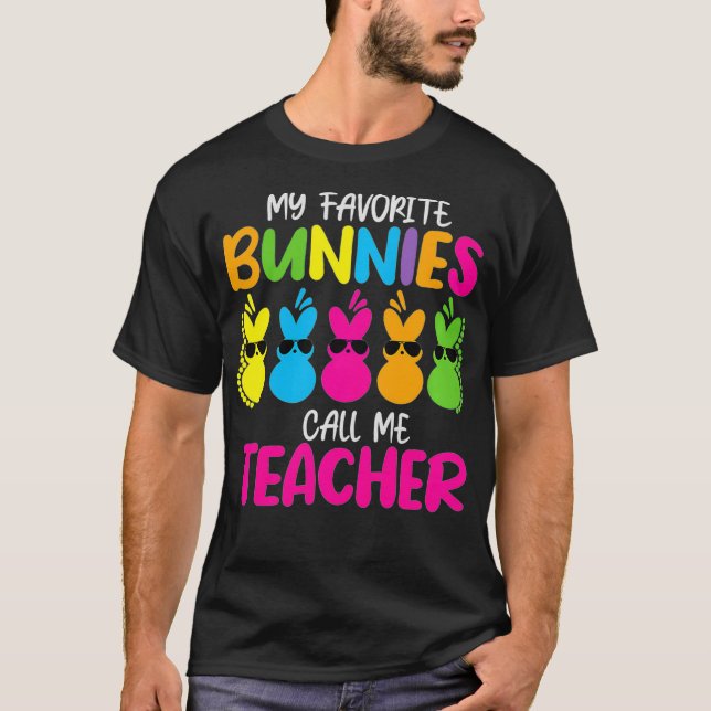 Camiseta Mujeres mis conejitos favoritos me llaman divertid (Anverso)