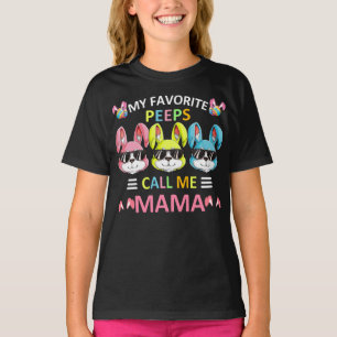 Camiseta Mujeres Mis Padres Favoritas Me Llaman Mamá Coneji