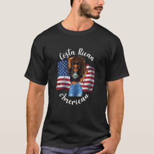 Camiseta Mujeres mitad costarricenses mitad norteamericanas