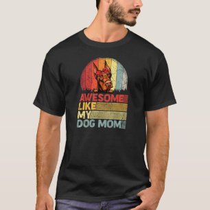 Camiseta Mujeres Molestas Doberman Impresionantes Como Mi M