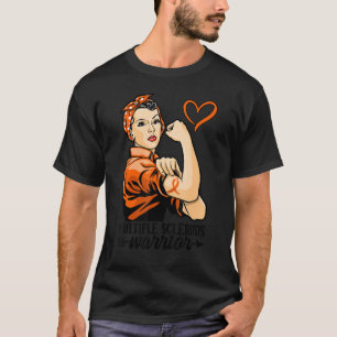 Camiseta Mujeres MS Warrior Wear Naranja Esclerosis múltipl