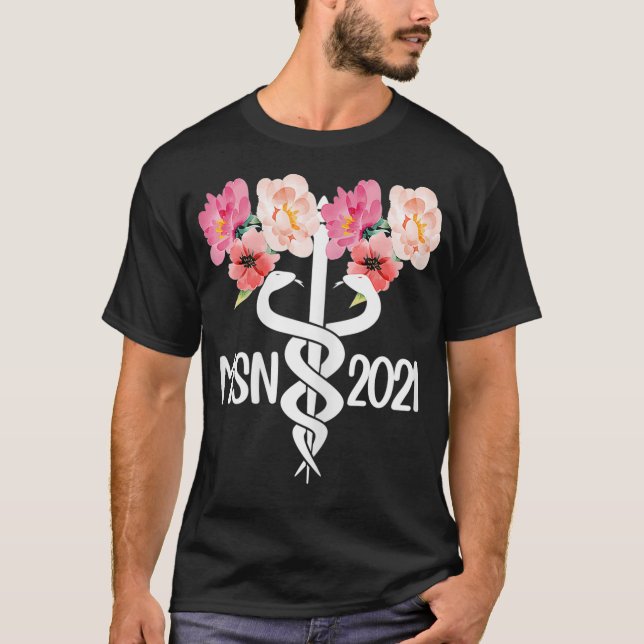 Camiseta Mujeres MSN 2021 Maestría En Ciencias De Caduceus  (Anverso)