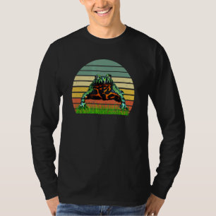 Camiseta Mujeres Mujeres De Tejidos Y Ranas Con Cintura De 