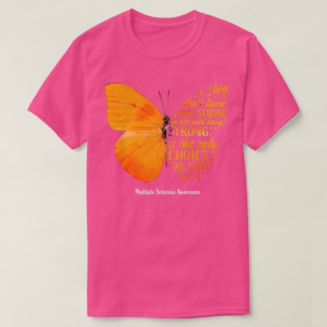 Camiseta Mujeres Múltiples Esclerosis Consejos de Concienci (Diseño del anverso)