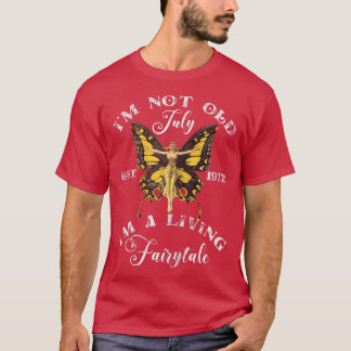 Camiseta Mujeres Nacidas En Julio De 1972 Para Mujeres, Cum