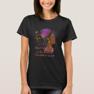 Camiseta Mujeres Nacimiento Taurus Reina Melanin Afro