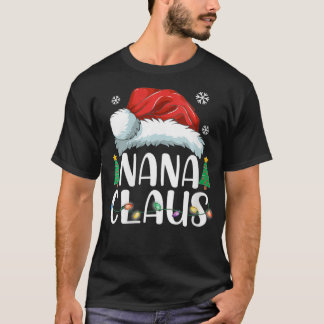 Camiseta Mujeres Nana Claus Santa Navidades en familia