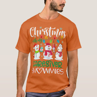 Camiseta Mujeres Navidades con mi cuidadora Snowmiers Steth