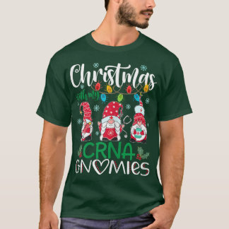 Camiseta Mujeres Navidades Con Mi Enfermera De Gnomías De C