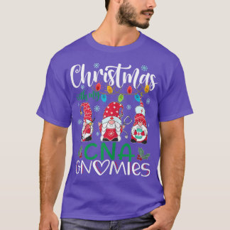 Camiseta Mujeres Navidades Con Mi Enfermera De Gnomías De L