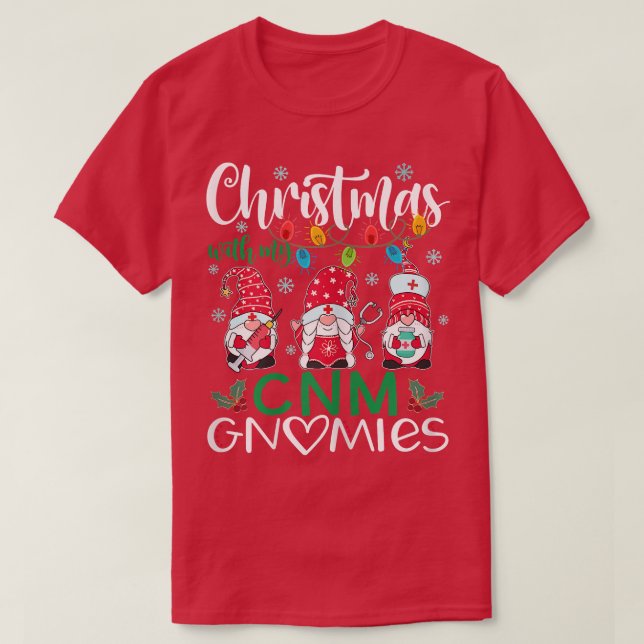 Camiseta Mujeres Navidades con mi enfermera Stethos (Diseño del anverso)