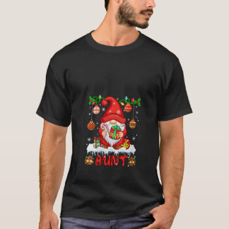 Camiseta Mujeres Navidades de la tía ganan luces coloridas
