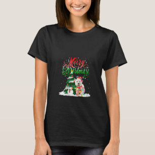 Camiseta Mujeres Navidades iluminan Pajama coincidiendo con