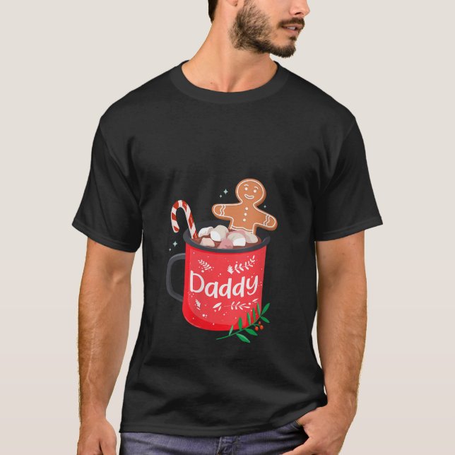 Camiseta Mujeres Navidades que codean leche de cacao famili (Anverso)