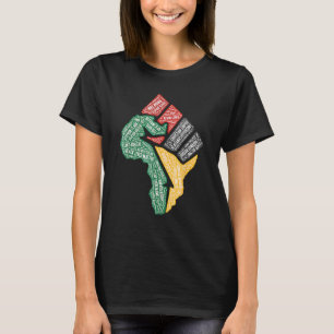 Camiseta Mujeres negras africanas historia negra de África