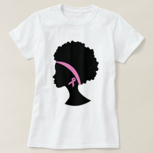 Camiseta Mujeres negras con cáncer de mama, afroamericanas