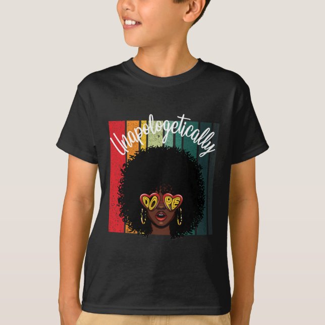 Camiseta Mujeres negras empoderadas de los narcóticos afroa (Anverso)