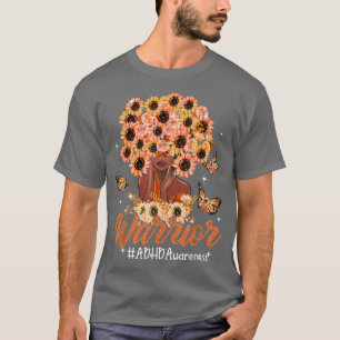 Camiseta Mujeres negras guerreras Sunflower Hair Butterfly