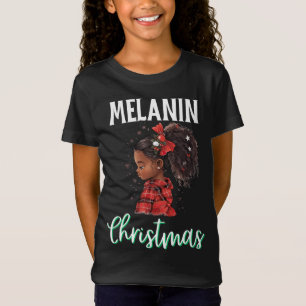Camiseta Mujeres negras Navidades melanin sista Xmas Sistas