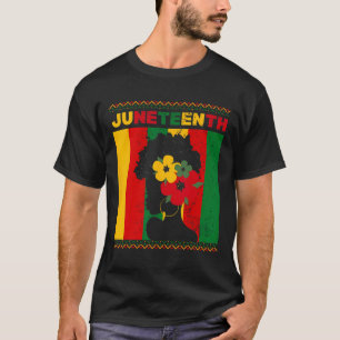 Camiseta Mujeres Negras Orgullo Juneteenth Mujeres Mes de l