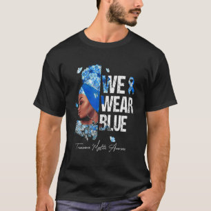 Camiseta Mujeres Negras Que Usamos Mielitis Transversal Azu