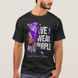 Camiseta Mujeres Negras Que Vemos Con Conciencia De La Viol