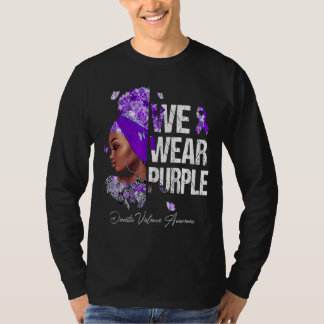 Camiseta Mujeres Negras Que Vemos Con Conciencia De La Viol