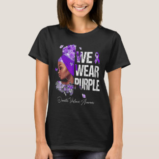 Camiseta Mujeres Negras Que Vemos Con Conciencia De La Viol
