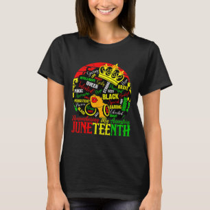 Camiseta Mujeres negras recuerdan a mis antepasados 10º Ce