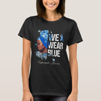 Camiseta Mujeres Negras Usamos Hidrófano Azul Conciencia