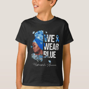 Camiseta Mujeres Negras Usamos Hidrófano Azul Conciencia