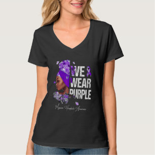 Camiseta Mujeres negras usamos maleza morada migraña