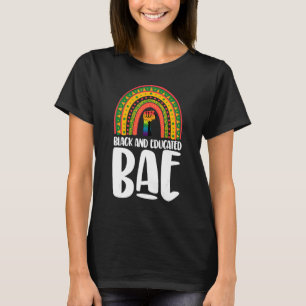 Camiseta Mujeres Negras Y Educadas Del Arcoiris Africanas N