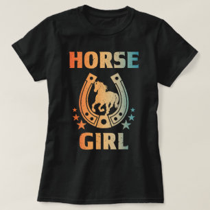 Camiseta Mujeres Niñas Niños Arte Equino A Caballo
