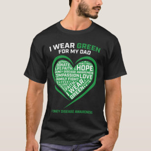 Camiseta Mujeres Niños Regalos Papá Trasplante de Riñón Awa