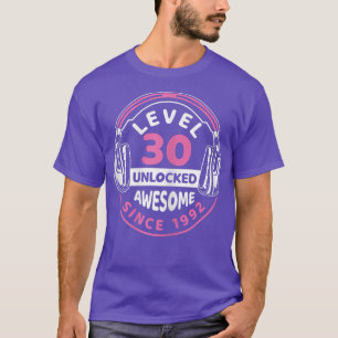 Camiseta Mujeres Nivel 30 Desbloqueadas Impresionantes 1992