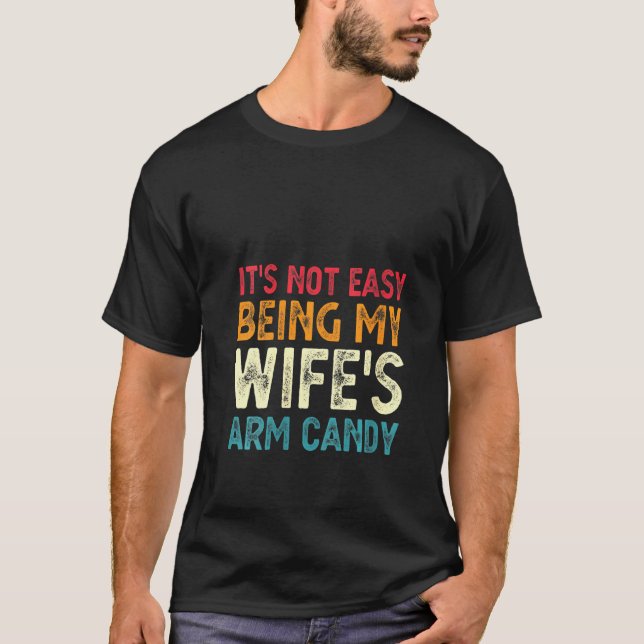 Camiseta Mujeres no es fácil ser el amigo de mi esposa (Anverso)